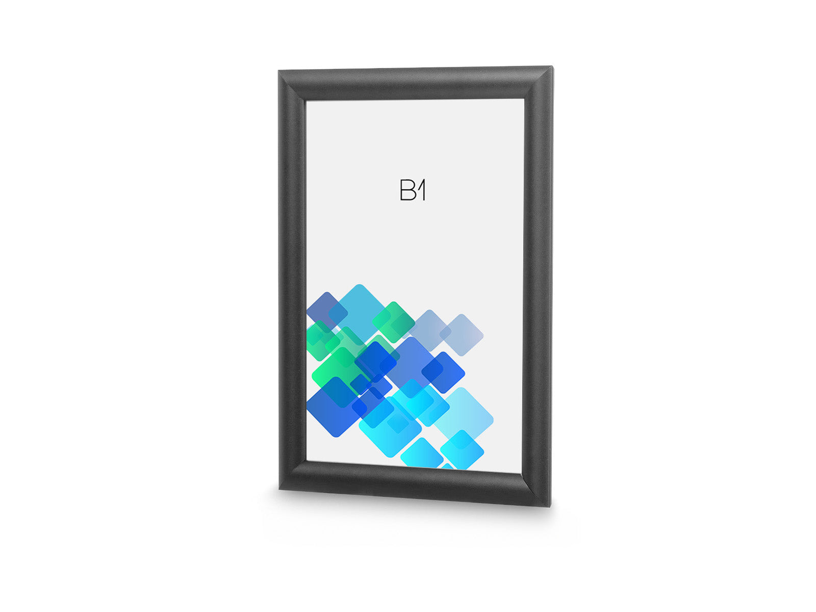 Snap rāmis Standard B1 - melns