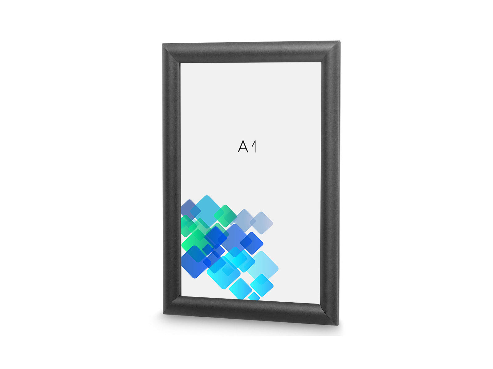 Snap rāmis Standard A4 - melns