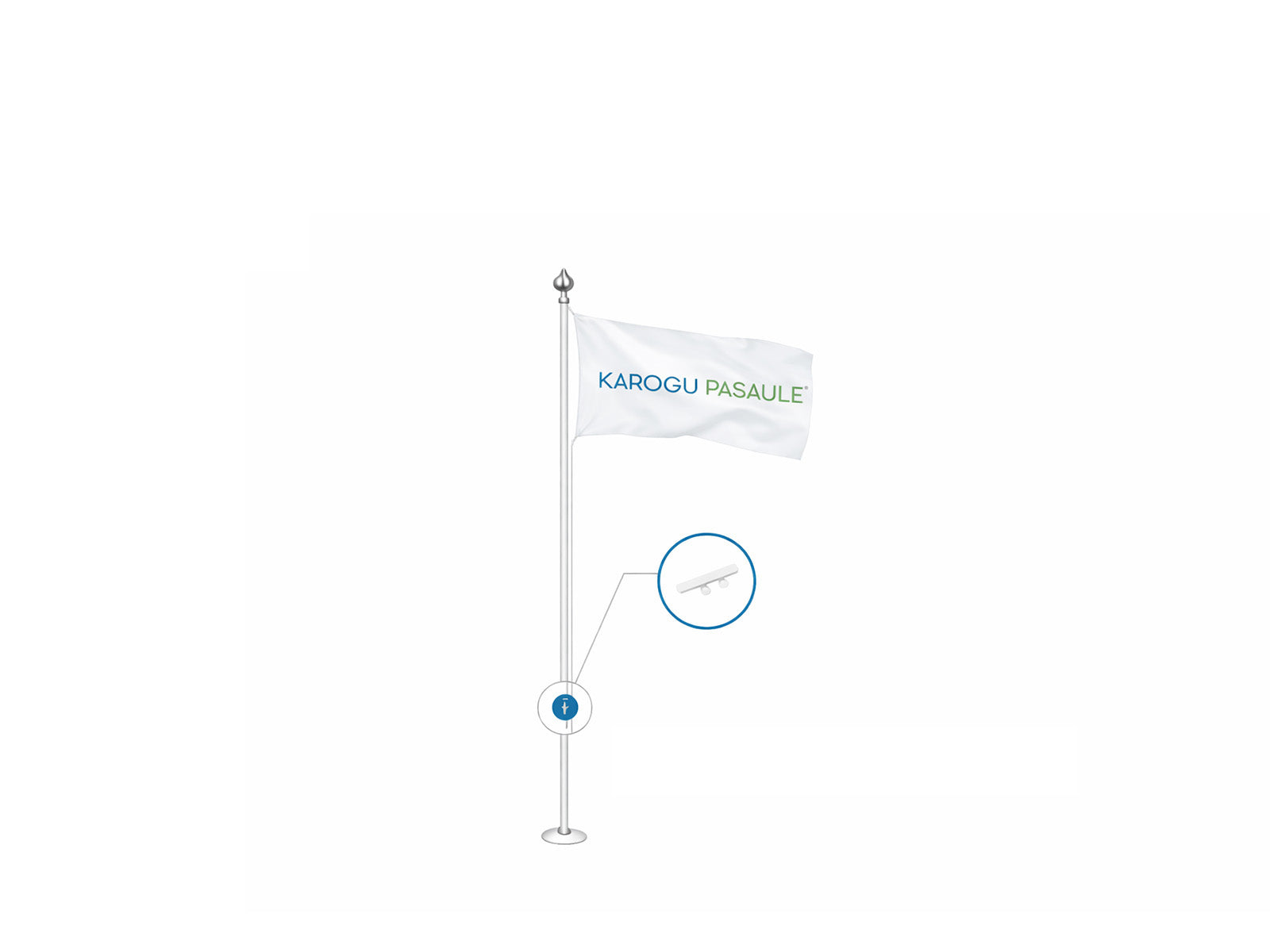 Karoga masts FLAGMORE BASIC (6m-8m)