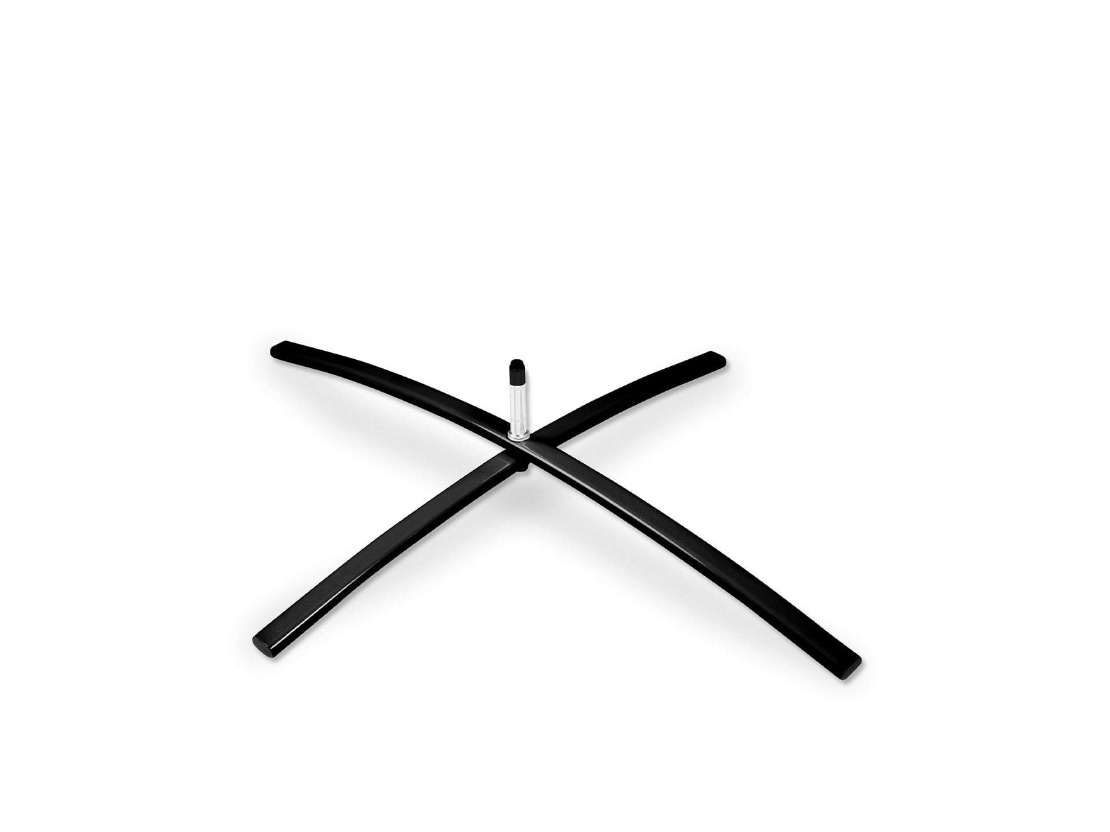 Krusts pludmāles bāze 55 x 55 cm – melna