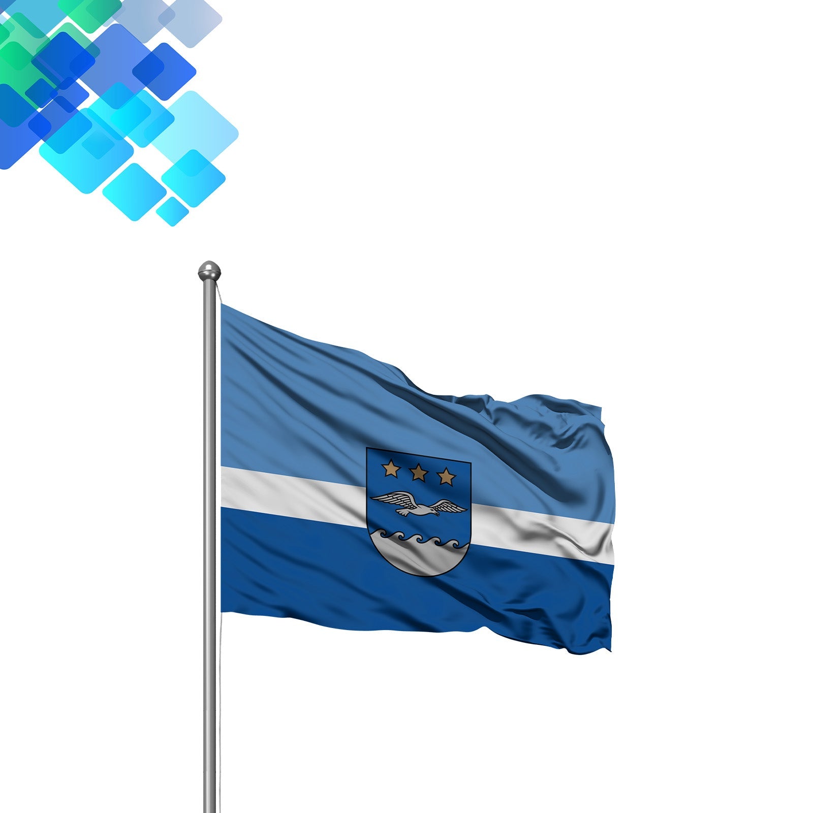 Latvijas pilsētu karogi