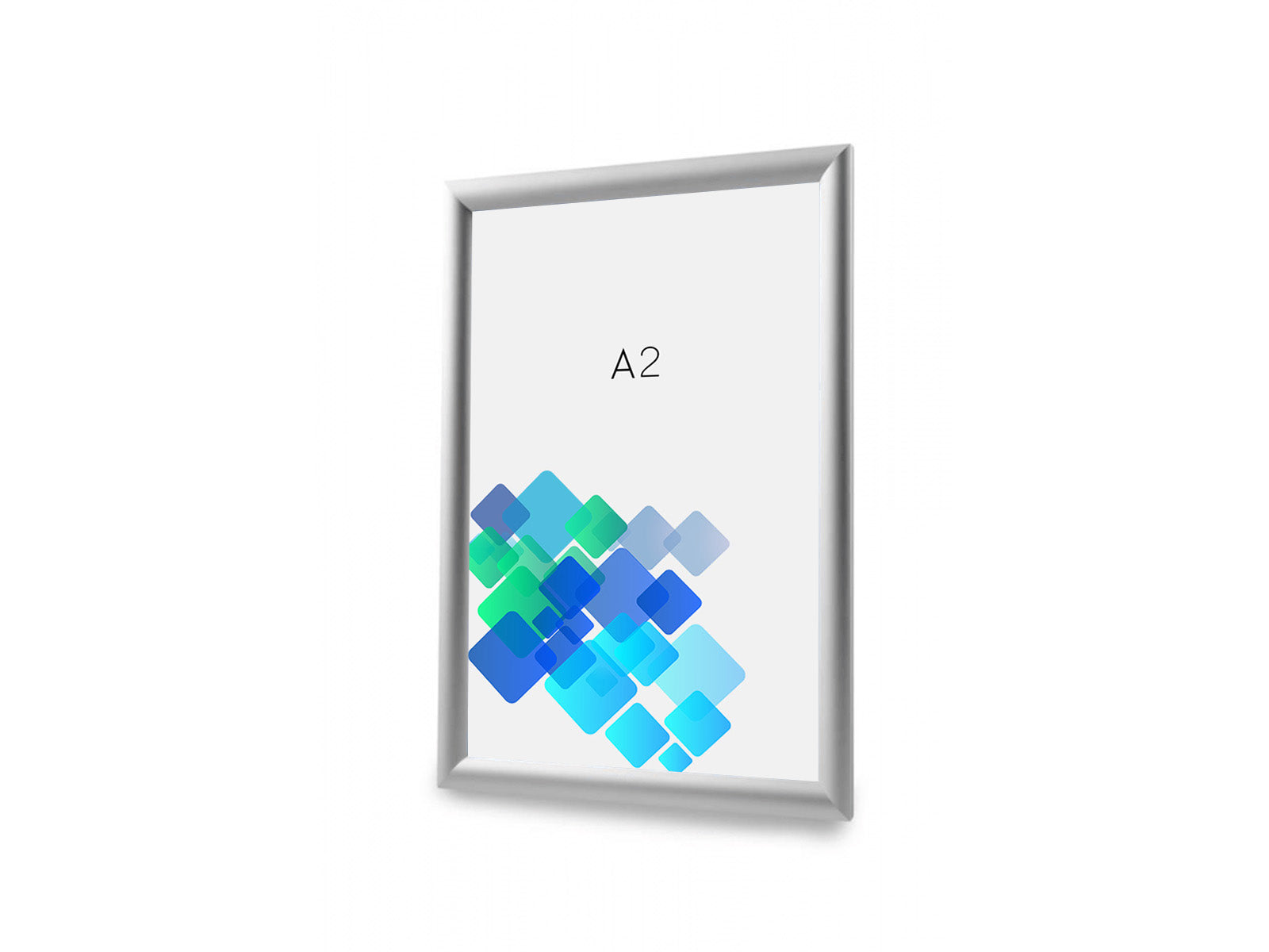 Snap rāmis Standard A2 - sudrabs