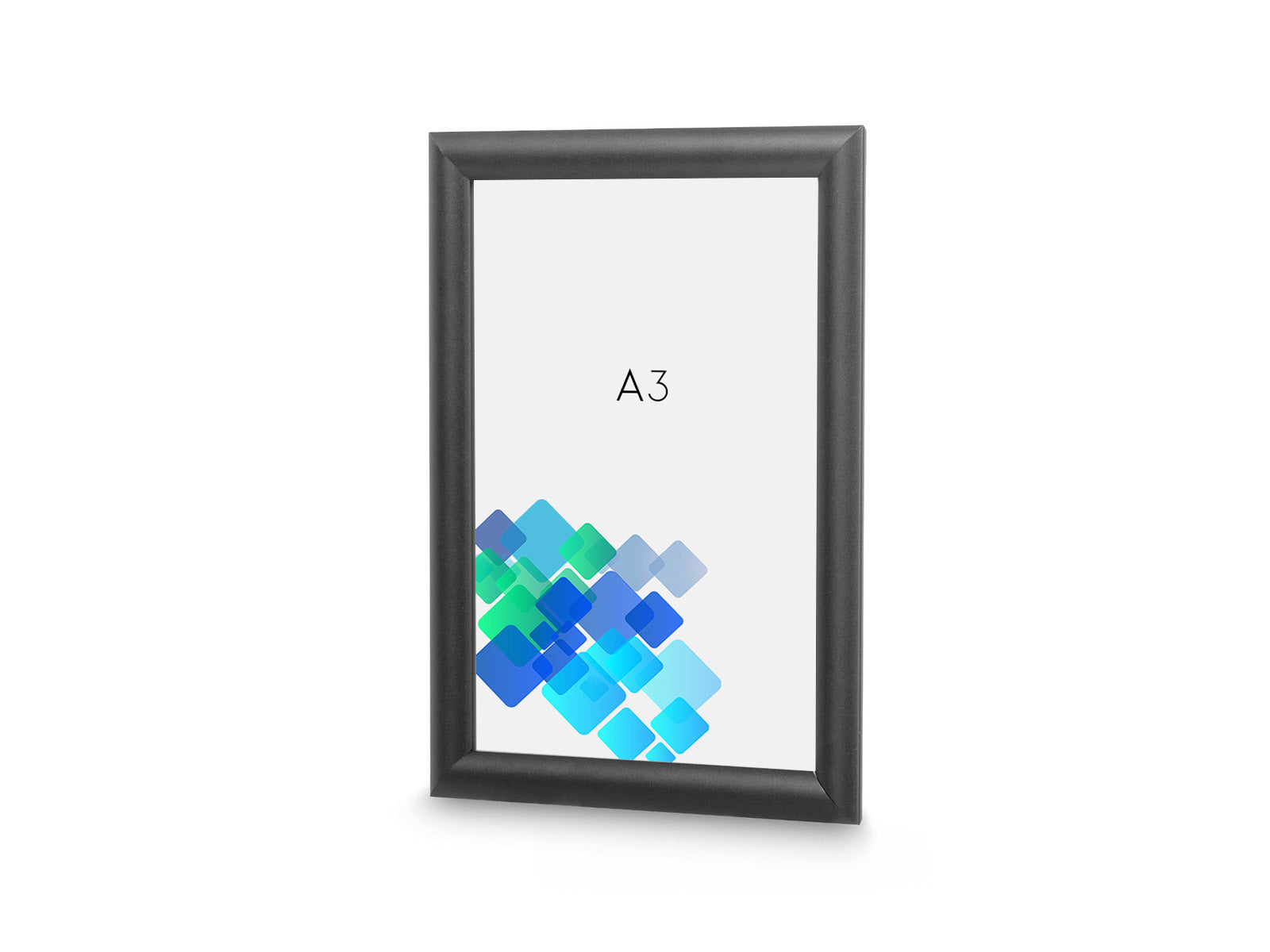 Snap rāmis Standard A3 - melns