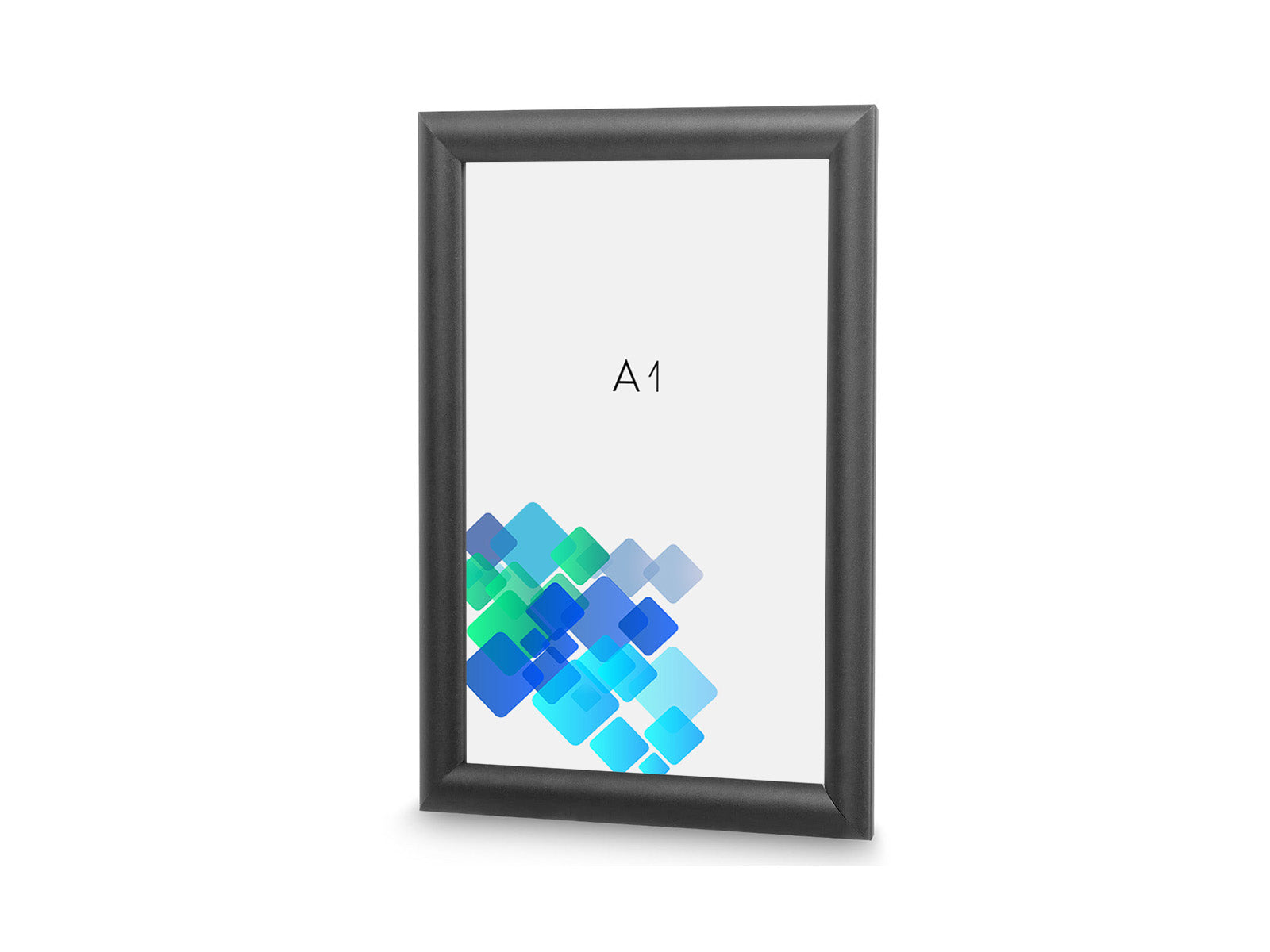 Snap rāmis Standard A1 - melns