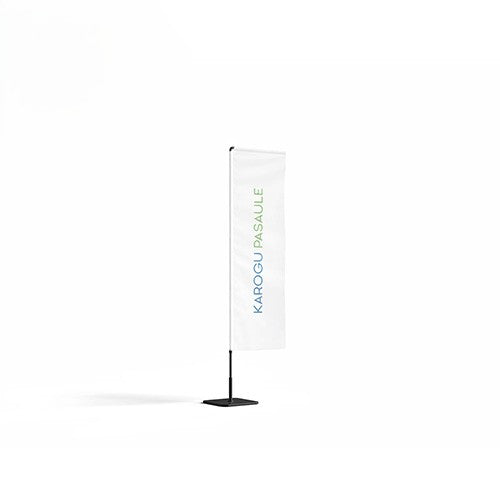Taisnstūra pludmales karoga masts - 2,7 m