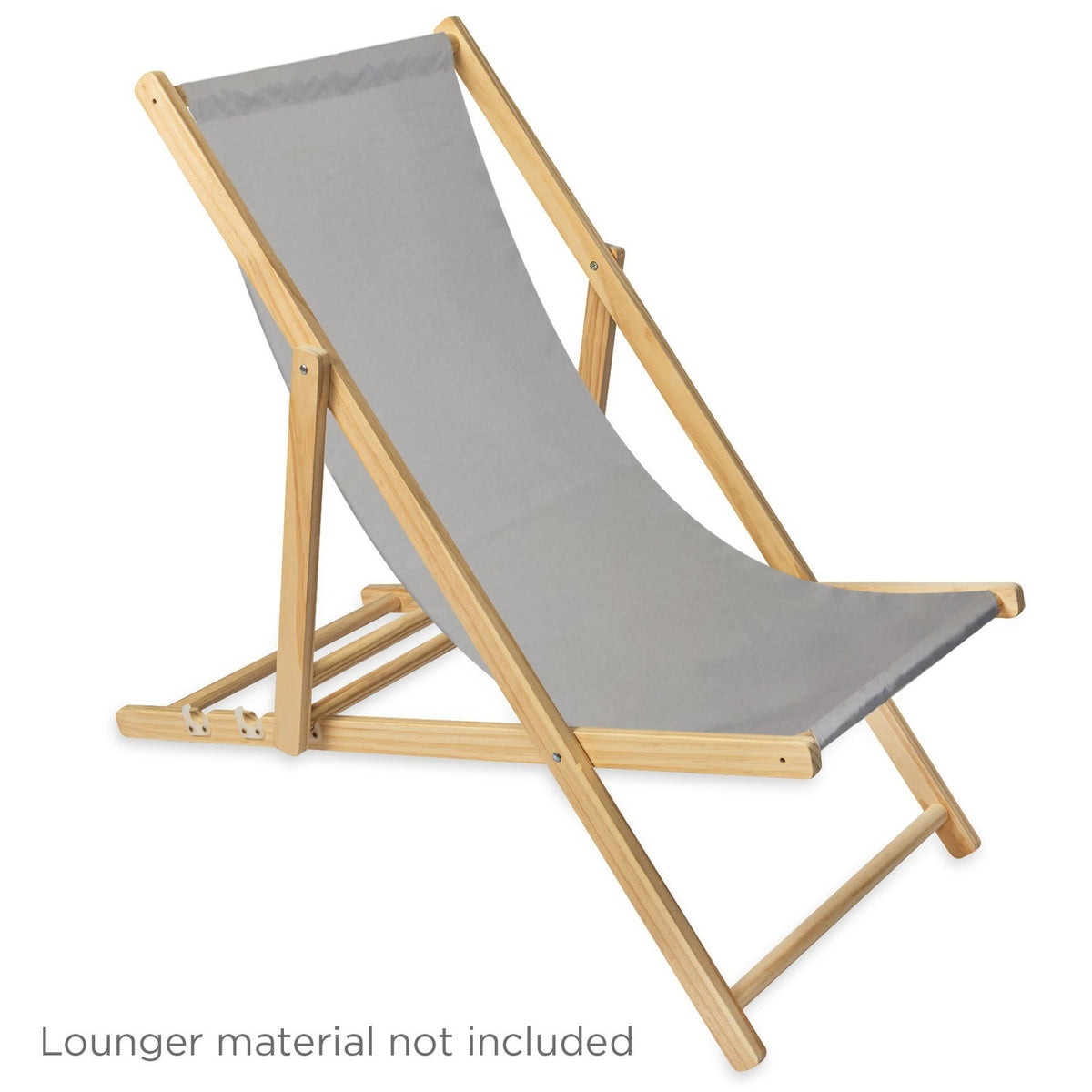 Wooden lounger (4 pieces)