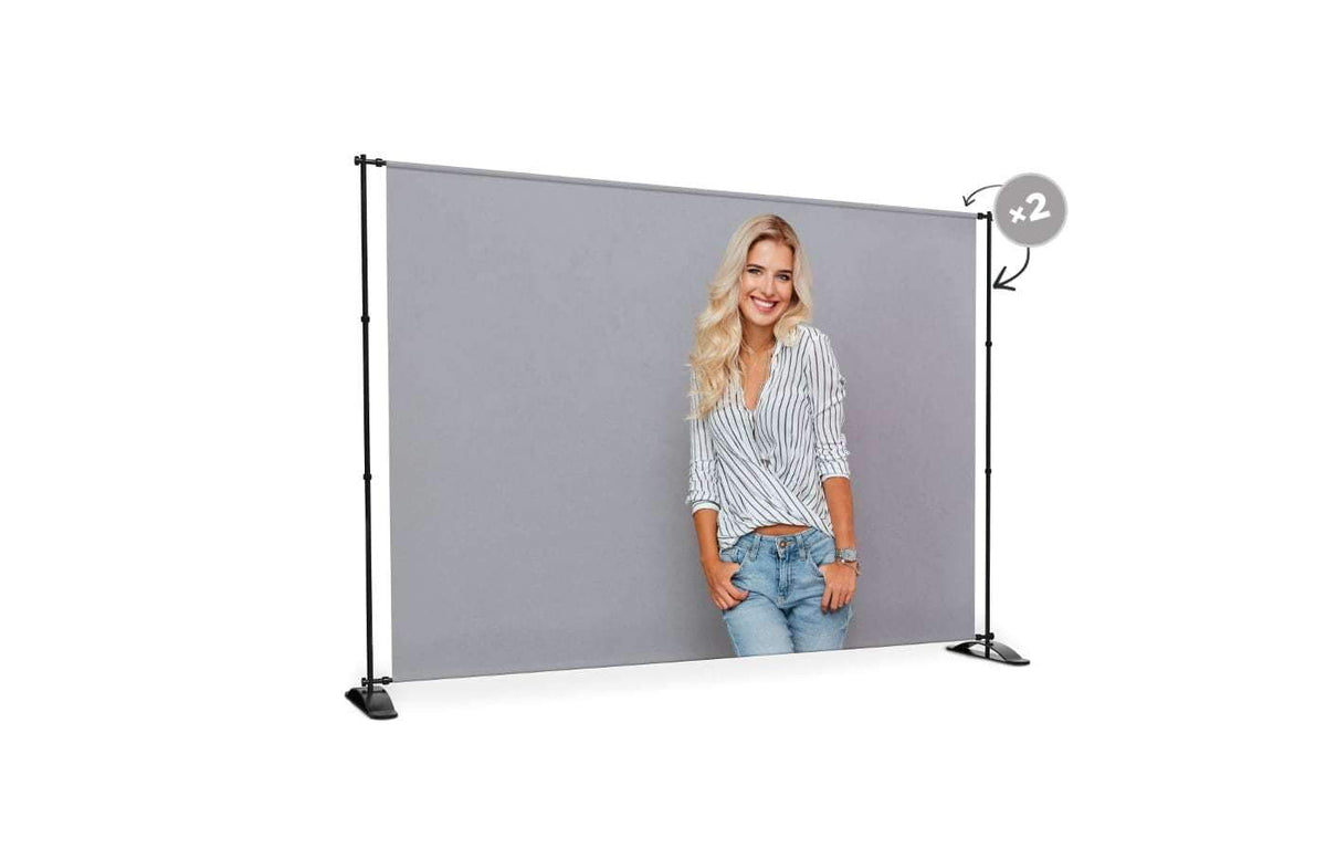 Versum baneru siena – regulējams alumīnija baneru stends