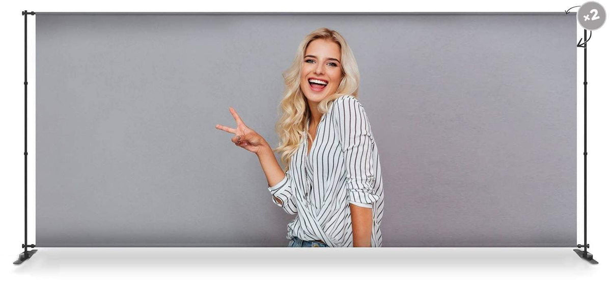 Versum XL banneru siena – regulējama alumīnija konstrukcija