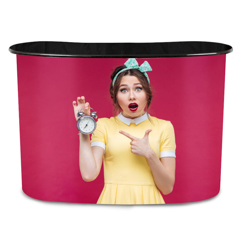 POP UP counter 2x2POP UP Counter 2x2 – ātri saliekama lete ar magnētisko grafiku