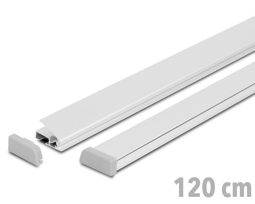 Standard Poster Rails 120 cm – sudraba