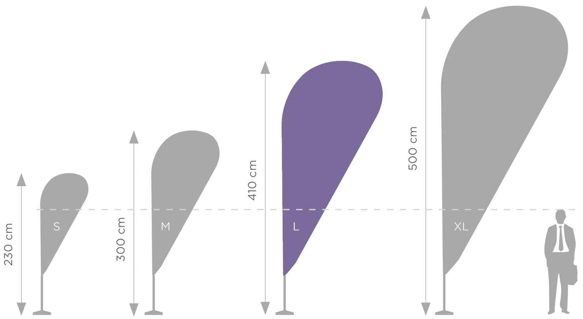 PRO karoga masts L – 450 cm