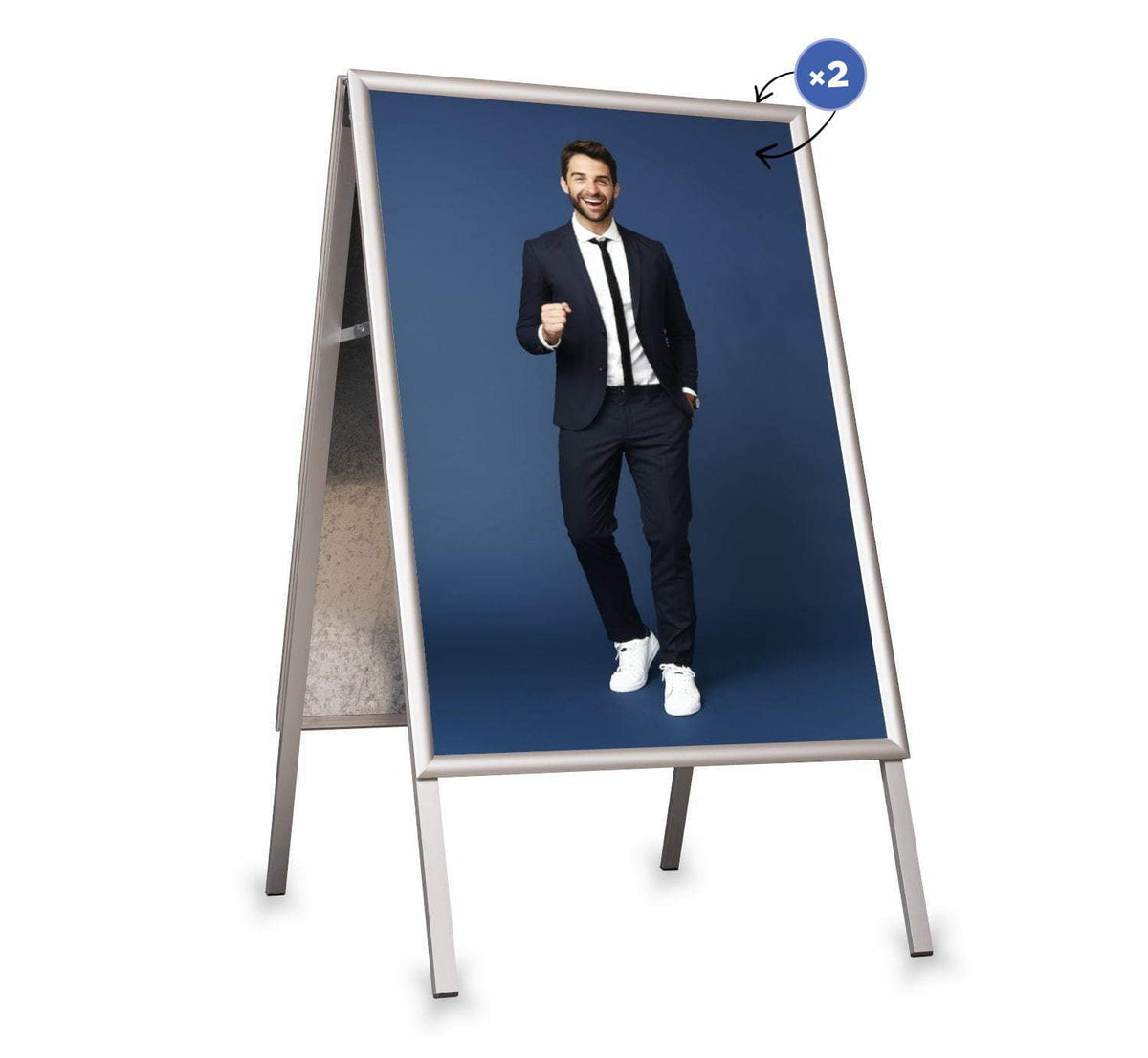 Aurora A-board sign SILVER – B1