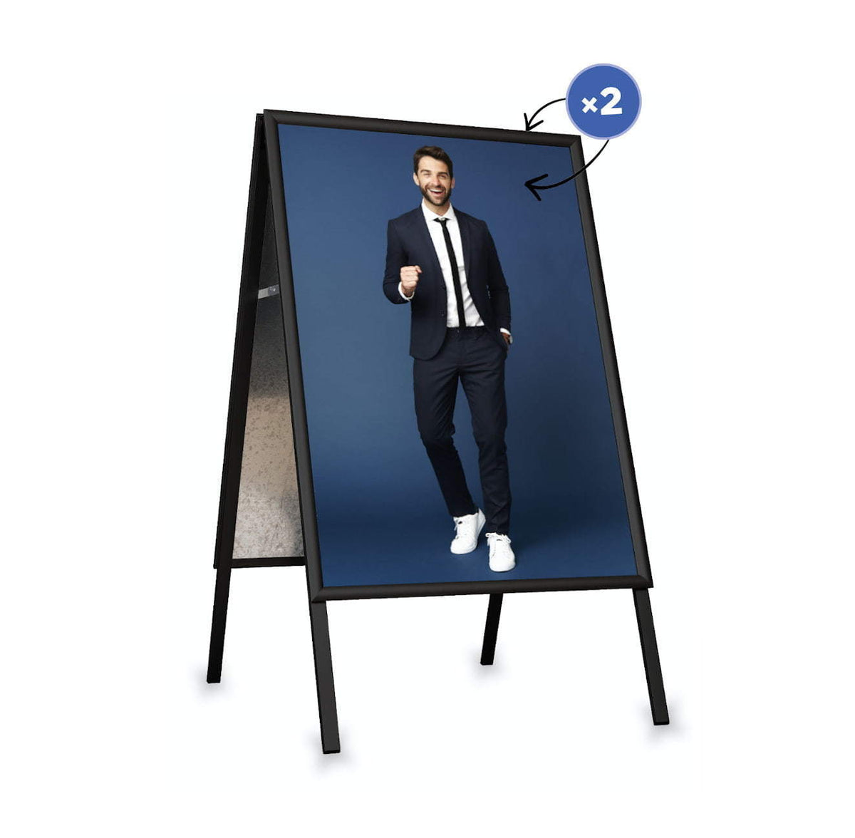 Aurora A-board sign BLACK – A2