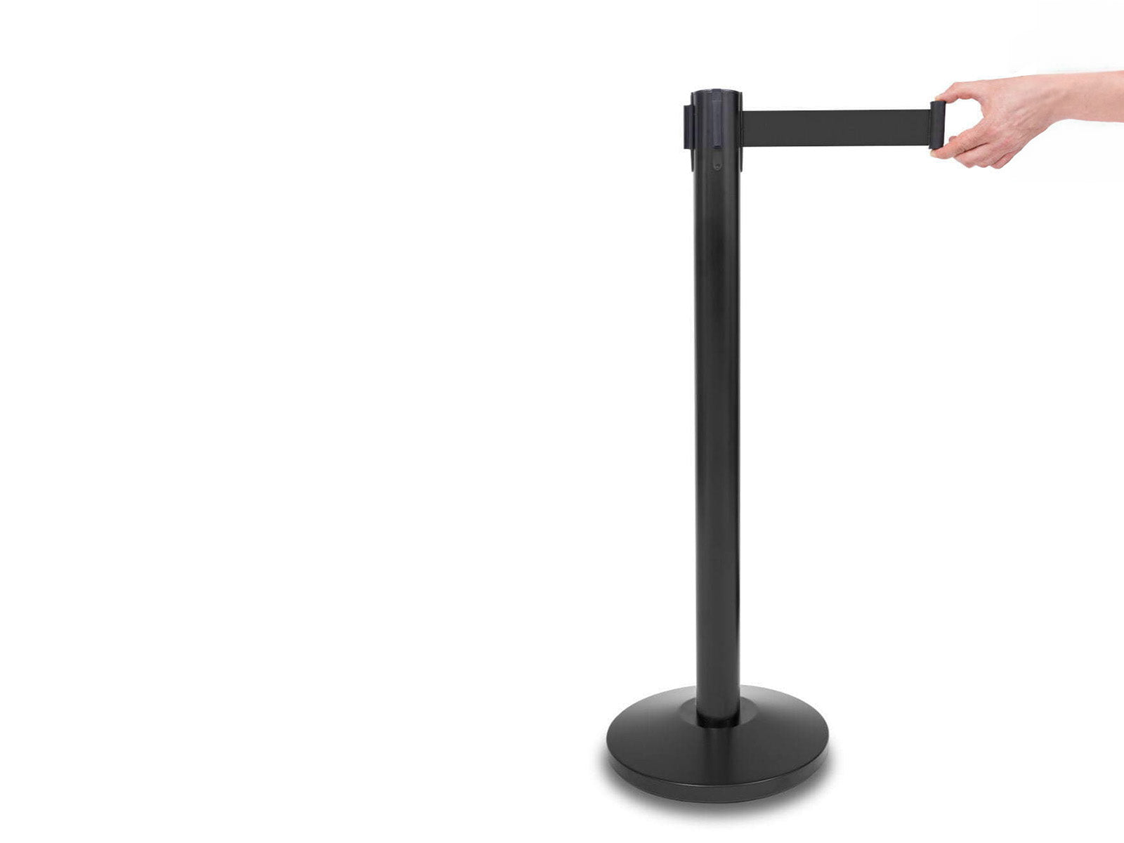 Barjeras stabs “PREMIUM” – Matēts Melns, Melnā lente