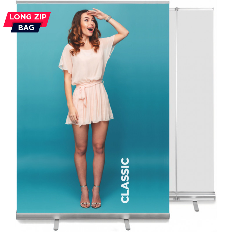 Roll Up Classic 150×200 – viegls un uzticams roll-up stends