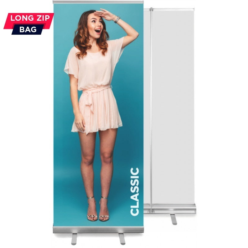Roll Up Classic 85×200 – viegls un uzticams roll-up stends