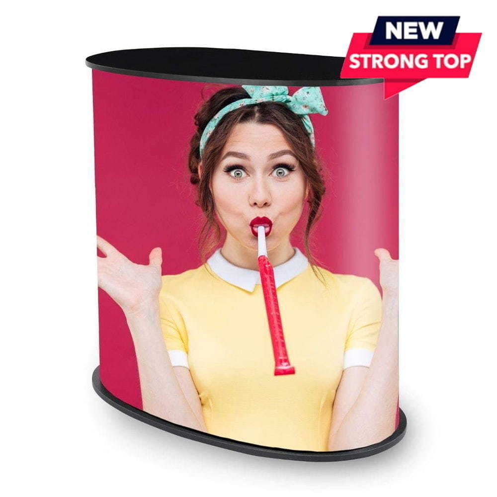 Promo 1 Counter – ar izturīgu koka virsmu un plauktu