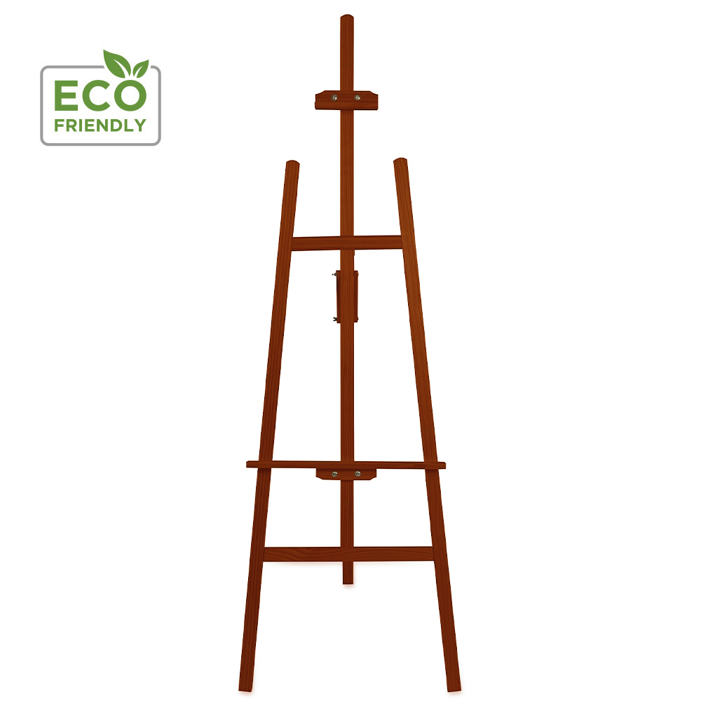 Wooden easel – mahogany