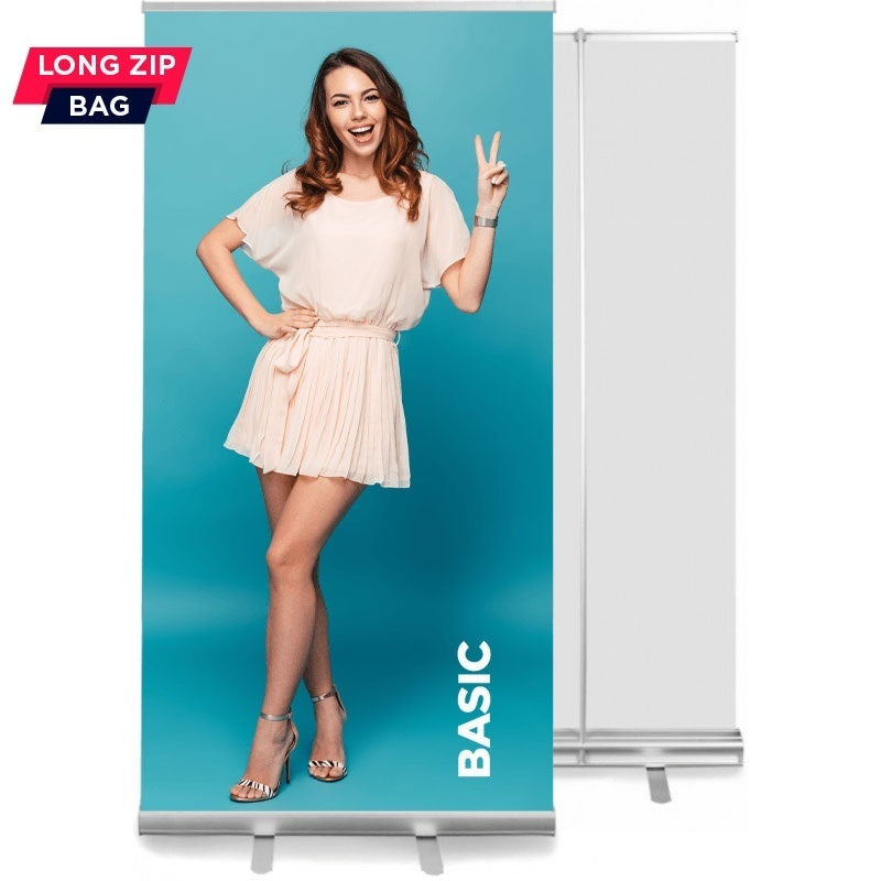 Roll Up Basic 120×200 – izturīgs un praktisks roll-up stends