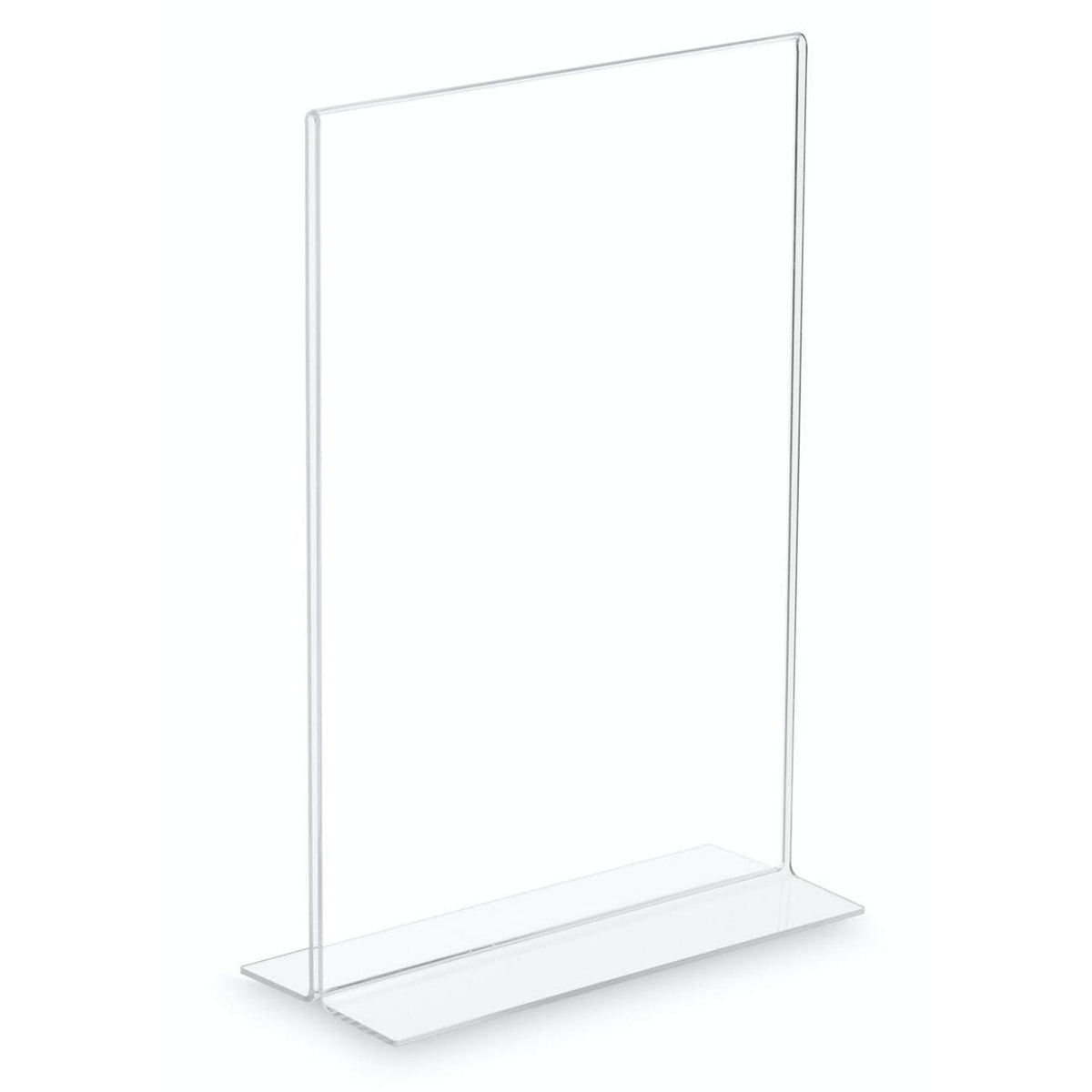 Crystal display stand A4 – divpusējs galda informācijas statīvs