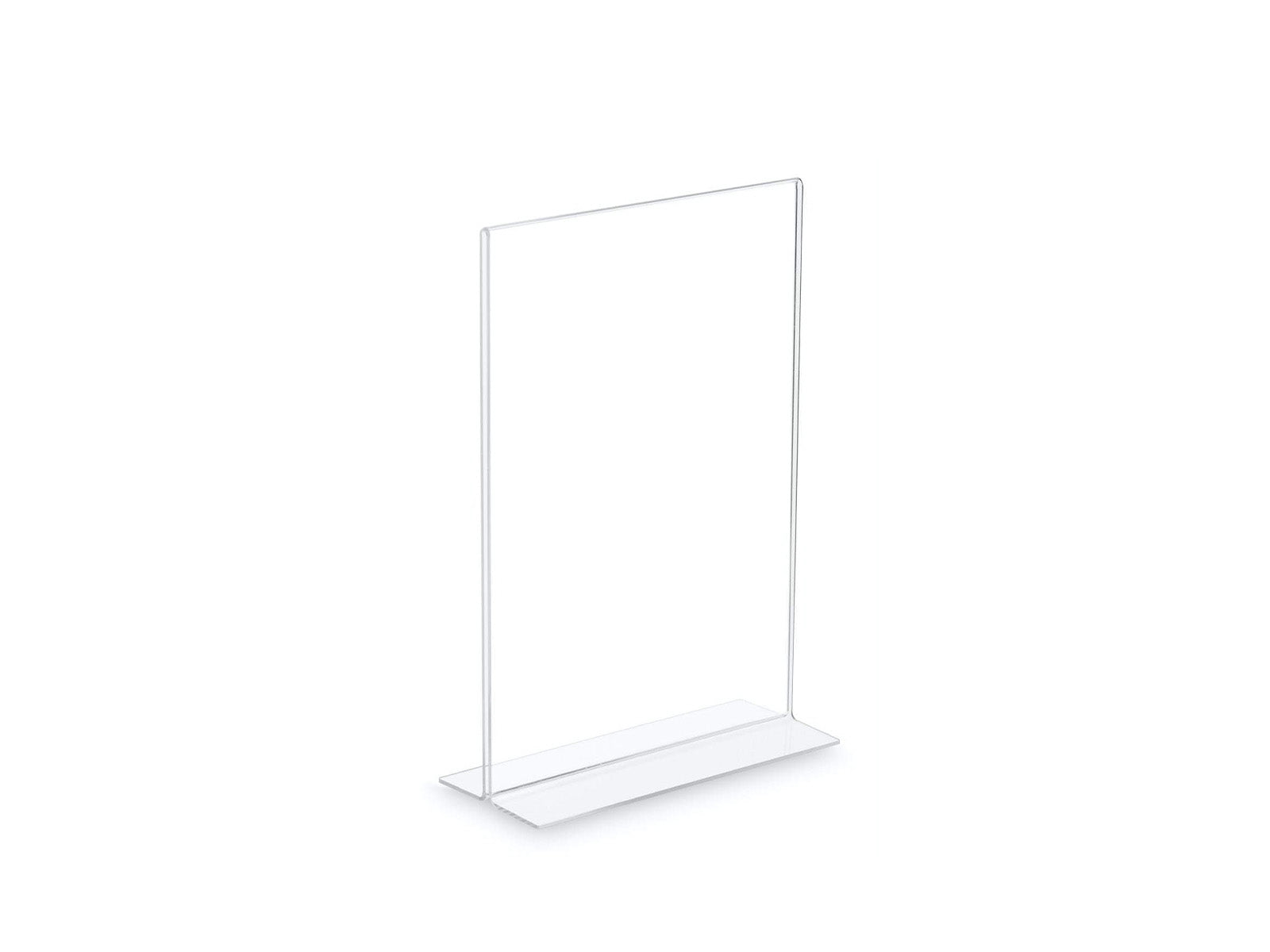 Crystal display stand A4 – divpusējs galda informācijas statīvs