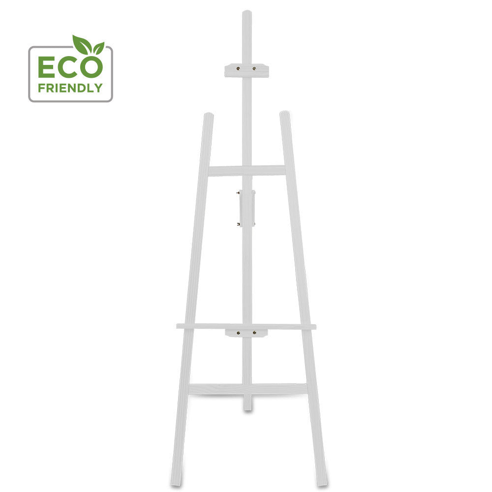 Wooden easel – white