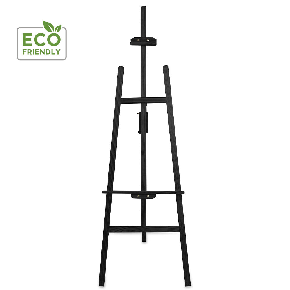 Wooden easel – black