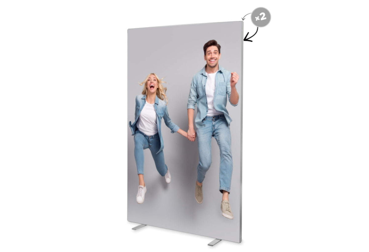 MEGA SEG™ sistēma 100x200 – viegla modulāra tekstila siena